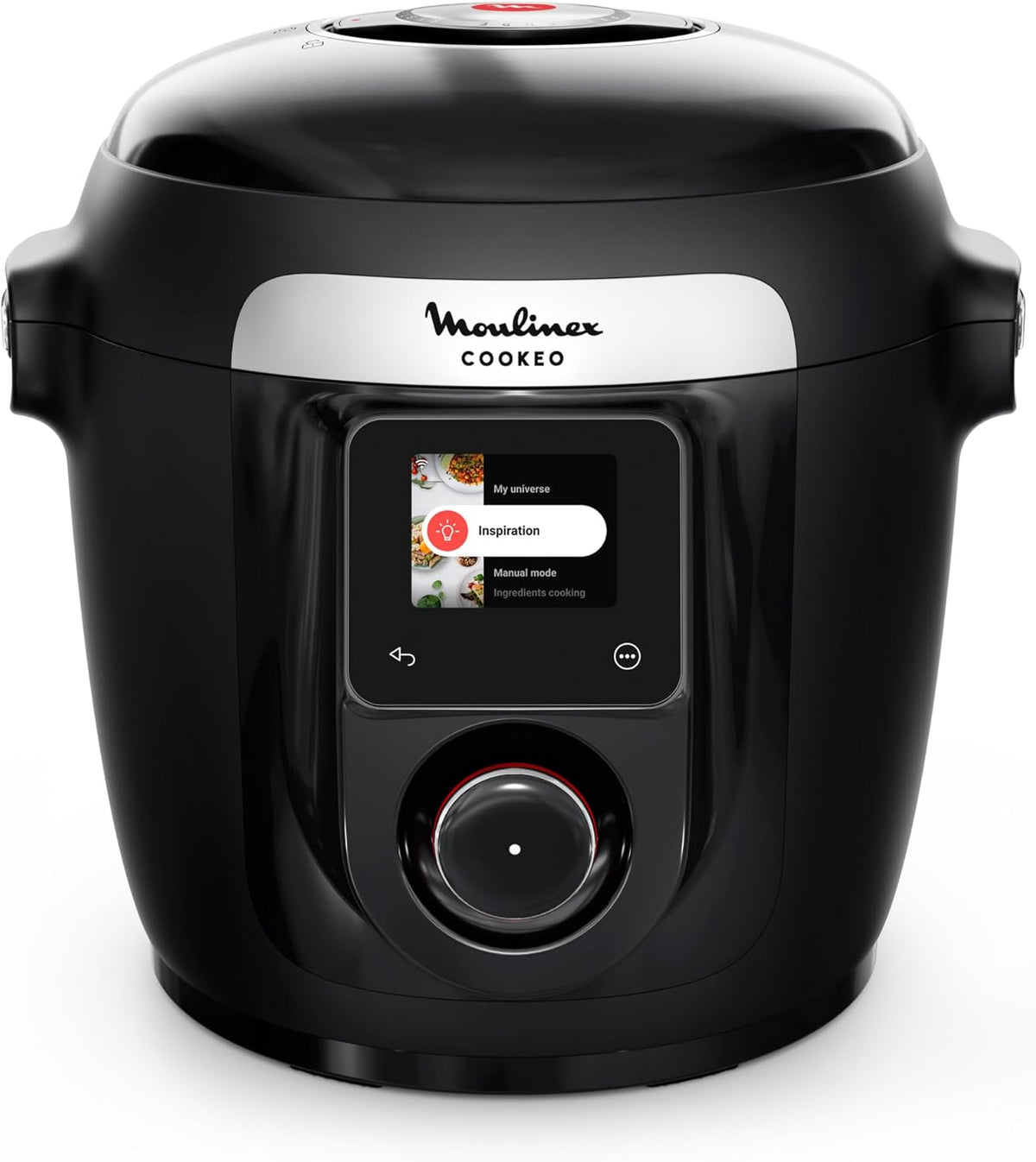 Moulinex Cookeo Wi-Fi 10 en 1, Multicocina, 10 modos de cocción, Cocción a presión, Pasos detallados, CE96G810, Negro