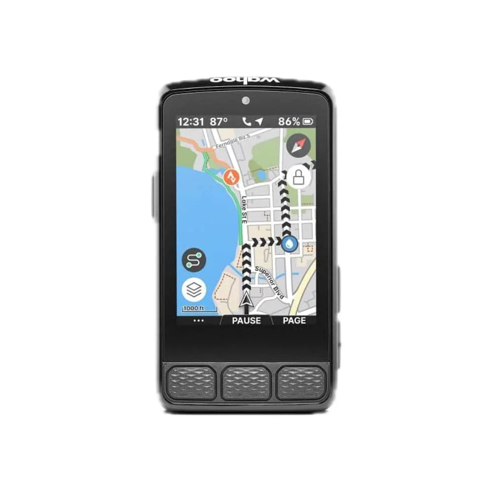 Ciclocomputador GPS ELEMNT ROAM 3 WFCC8 con navegación GPS de doble banda, pantalla a color de 2,8 pulgadas, pantalla táctil e IPX7