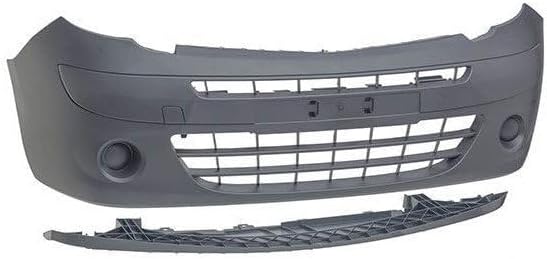 Parachoques delantero negro completo compatible con Renault Kangoo 2 fase 1 2008-2013