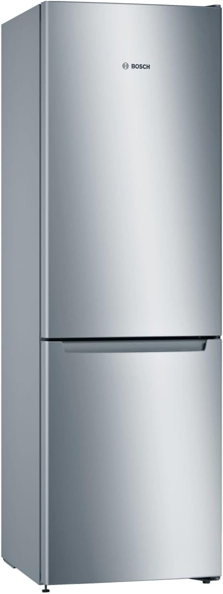 Frigorífico combi Bosch KGN33NLEB Serie 2, 176 x 60 cm, 192 l frigorífico y 87 l congelador, NoFrost nunca más tendrás que descongelar, iluminación LED uniforme