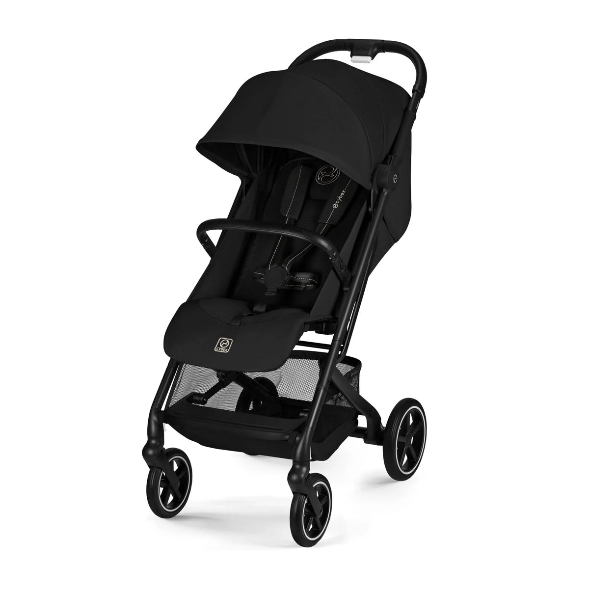 Cybex Gold Silla de paseo BEEZY All Terrain Magic Black, ergonómica, plegado compacto, sistema de arnés con una sola mano