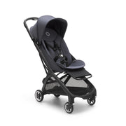 Cochecito de viaje ultracompacto Bugaboo Butterfly, pequeño y ligero, plegable con una sola mano y fácil de maniobrar, cochecito urbano ergonómico para bebés a partir de 6 meses, con mucho espacio de almacenamiento, Stormy Blue