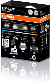 OSRAM NIGHT BREAKER LED SPEED H7 450, luces de carretera y de cruce LED homologadas para uso en carretera, hasta un 450% más de brillo, 6000 K, no requiere accesorios mecánicos, LEDEC02 integrado