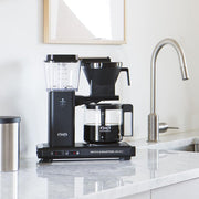 Moccamaster KBG Select, cafetera, cafetera retro, café de filtro, color blanco hueso, 1,25 L