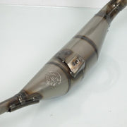 Silenciador de escape Leovince compatible con Moto Derbi 50 Senda R Drd posterior a 2003 3408BN /HM V6 negro paso bajo