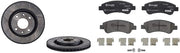 Brembo Max 09.8695.75 - Disco de Freno Delantero - Juego de 2 discos y P 61 066X Pastilla de Freno