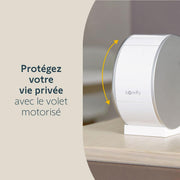 Somfy 1870469 - Pack de 2 cámaras de interior, cámaras con obturador motorizado, visión nocturna, detección de movimiento, gran angular, altavoz, micrófono, compatible con: Alexa, Google Home y Tahoma