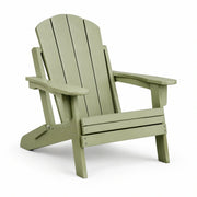 Silla Adirondack de polietileno verde oliva