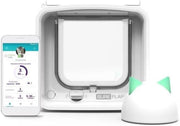 Sure PetCare | Gatera con microchip conectada SureFlap con Hub, tecnología DualScan, compatible con placa de identificación por radiofrecuencia y microchip, control por aplicación