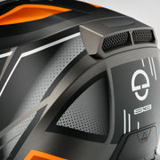 Casco Schuberth S3 Storm, gris/naranja, XL (60/61)