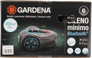 Robot cortacésped Gardena SILENO minimo 250 m²: cortacésped inteligente con conectividad óptima, programable mediante la aplicación Gardena Bluetooth, versión alemana (15201-20)