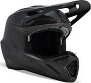 Casco de Motocross Fox V3 RS Carbon Solid MIPS, Negro Mate, M (57/58)