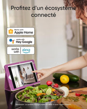 Cámara de seguridad para interiores E30 de eufy, paquete de 2, cámara de vigilancia 4K UHD, giro e inclinación de 360°, visión nocturna a color, detección por IA, seguimiento automático, funciona con HomeKit