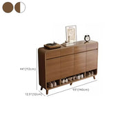 Mueble zapatero moderno de madera para recibidor, tamaño mediano