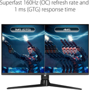 Monitor Gaming ASUS, Negro, 32" 4K 160Hz HDMI 2.1