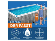 Piscina con estructura Power Steel™ set completo con bomba de filtrado, aprox. L 412 x An 201 x Al 122 cm