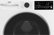 Lavadora Beko 8 kg, Stiftung Warentest BIEN (1,9)*, 1400 rpm, función de vapor SteamCure, tambor protector AquaWave, programa StainExpert, B5WFT78410W, blanco