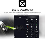 Autorradio Android 14 con pantalla vertical de 9,7" para Peugeot 407 2004-2011, compatible con Carplay / Android Auto, mandos en el volante, WiFi, 4G, AM/FM, 4 núcleos, 2GB de RAM