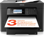 WorkForce WF-7840DTW | Impresora A3+ 4 en 1 - Impresión a doble cara, Escaneado, Copia, Fax - WiFi Direct, Ethernet, PrecisionCore, 25 ppm en negro/12 ppm en color, Móvil, Tintas económicas