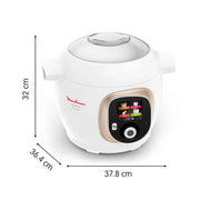 Cookeo+ Connect 200 recetas Blanco, con cucharón incluido