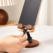 Soporte de madera para teléfono, capibara, tallado a mano, decoración de mesa, regalo
