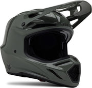 Casco de Motocross FOX V3 RS Carbon Solid MIPS, Gris, L (59/60)