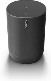 Altavoz inteligente Sonos Move (altavoz WLAN y Bluetooth resistente al agua con control por voz Alexa, Google Assistant y AirPlay 2; altavoz inalámbrico para exteriores con batería para transmisión de música) negro