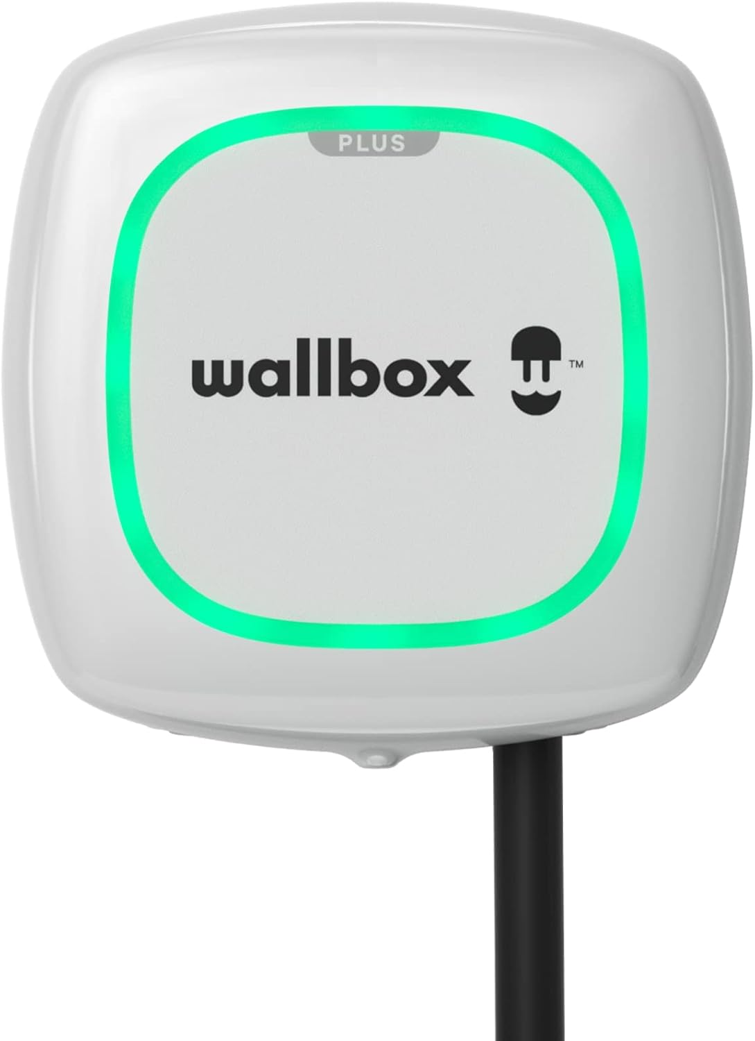Cargador Wallbox Pulsar Plus para vehículos eléctricos - Potencia ajustable hasta 22 kW, cable de carga Tipo 2, Wi-Fi y Bluetooth, OCPP