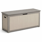 Arcón de polipropileno 150x60x65cm gris/beige