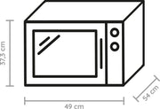 Microondas multifunción MW 3391 SX 33 L 1000 W con aire caliente, grill, CrispFry, cocción al vapor y recipiente para cocinar al vapor