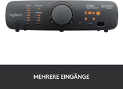 Sistema de sonido 5.1 Logitech Z906, altavoces con sonido envolvente de 1000 vatios, THX, múltiples entradas de audio, mando a distancia, enchufe UE, PC/PS4/Xbox/equipo estéreo/TV/smartphone/tableta - Negro