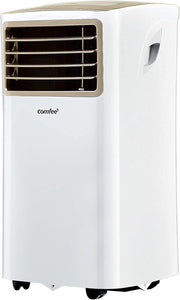 Aire acondicionado portátil Comfee Breezy Cool Pro 2.6, 9000 BTU 2,6 kW, refrigeración, ventilación y deshumidificación, control por aplicación, para habitaciones de hasta 88 m³ (33 m²), aire acondicionado móvil con tubo de escape