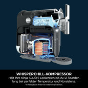 Máquina de granizados FS301EU, capacidad de 1,9 L, compresor con tecnología WhisperChill para granizados, cócteles congelados, frappés y batidos