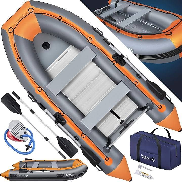 Bote neumático Kesser de 3,20 m para 4 personas Wave