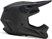Casco de Motocross Fox V3 RS Carbon Solid MIPS, Negro Mate, M (57/58)
