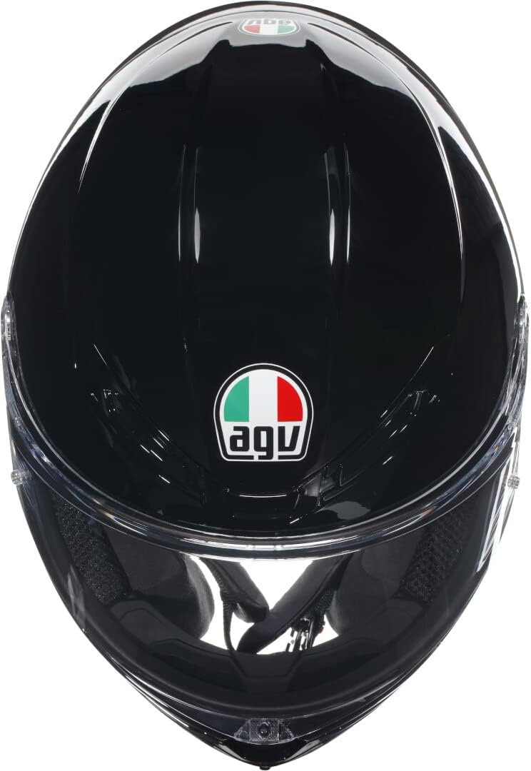 AGV - K6 S AGV E2206 MPLK, Casco de moto integral, Unisex, Negro, L