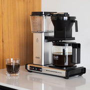 Moccamaster KBG Select, cafetera, cafetera retro, café de filtro, color blanco hueso, 1,25 L