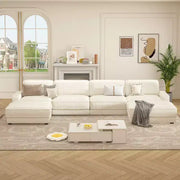 Sofá seccional modular extra grande Dyonery 158, tela de CHENILLE con asiento profundo, montaje sin herramientas