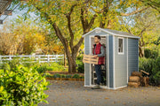 KETER - Caseta de jardín Manor 46 - 2,2 m² - Gris
