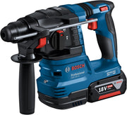 Kit combinado de baterías Bosch Professional 18V System: GSB 18V-45 + GBH 18V-22 + GWS 18V-8 (incluye 3x GBA 4.0Ah, GAL 18V-40, bolsa de herramientas) – Exclusivo de Amazon