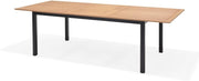 Mesa de jardín Primaster Vasto 180 x 100 cm extensible hasta 2,40 m de madera de eucalipto