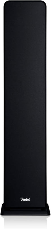Altavoces estéreo Teufel Ultima 40: par de altavoces de columna HiFi de gama alta, tweeter con corrector de fase, sistema de 3 vías, bass-reflex de doble tubo, música, sonido de cine, juegos - negro