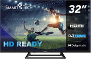 Smart Tech 32HN01V3 TV LED HD 32 pulgadas (80 cm) Triple Sintonizador Dolby Audio H.265 3xHDMI, 2xUSB