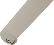 Hespéride - Tumbona Bonao de lino y arcilla, 2 ruedas de aluminio y texaline