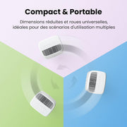 COMFEE' Deshumidificador Compacto, Absorbe hasta 12L/día, Modo silencioso, Bloqueo infantil, Temporizador 24H, Depósito 2,5L, Para habitaciones de 20-35㎡, Aqua Dry 12