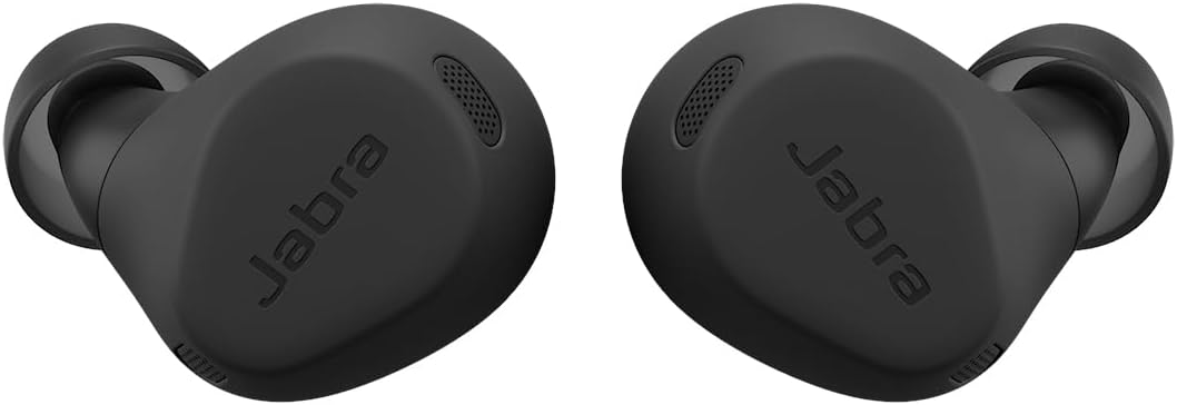 Auriculares inalámbricos Bluetooth intraurales Jabra Elite 8 Active con cancelación activa de ruido (ANC) híbrida y adaptativa y 6 micrófonos integrados, resistentes al agua y al sudor - Negro