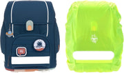 LÄSSIG Set de mochila escolar de 7 piezas para niños/School Set Boxy Unique Negro