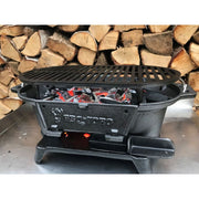 Barbacoa de hierro fundido BBQ-Toro con parrilla de cocción de 50 x 25 x 23 cm