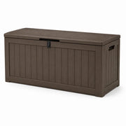 Caja de almacenamiento de plástico marrón 120 cm x 45 cm x 60 cm