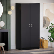 Armario de 2 puertas Vida Designs Riano, negro (2)